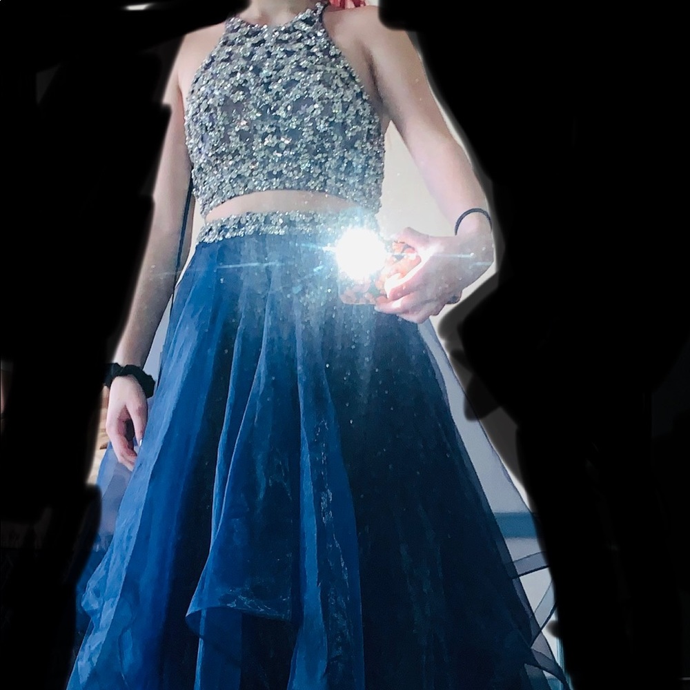 Blue formal dress
